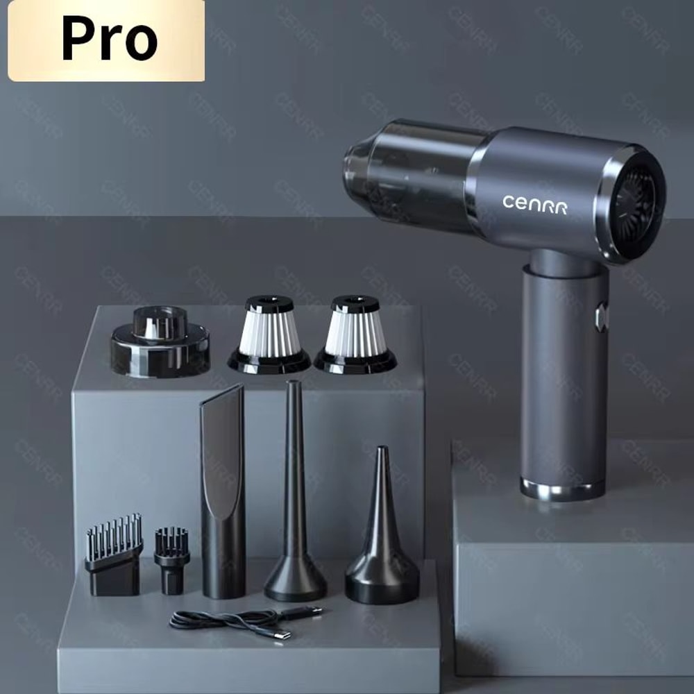 CENRR 210000PA Mini Wireless Handheld Car Vacuum Cleaner Portable Powerful Suction 10