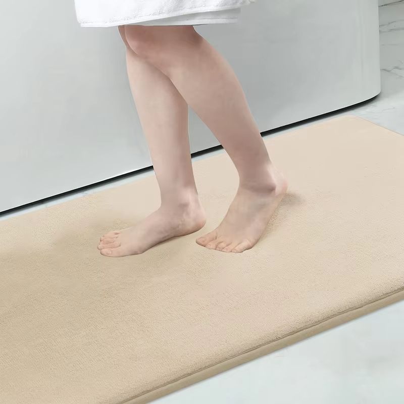 Homaxy Super Absorbent Memory Foam Bath Mat NonSlip Bathroom Bedroom Rug 10