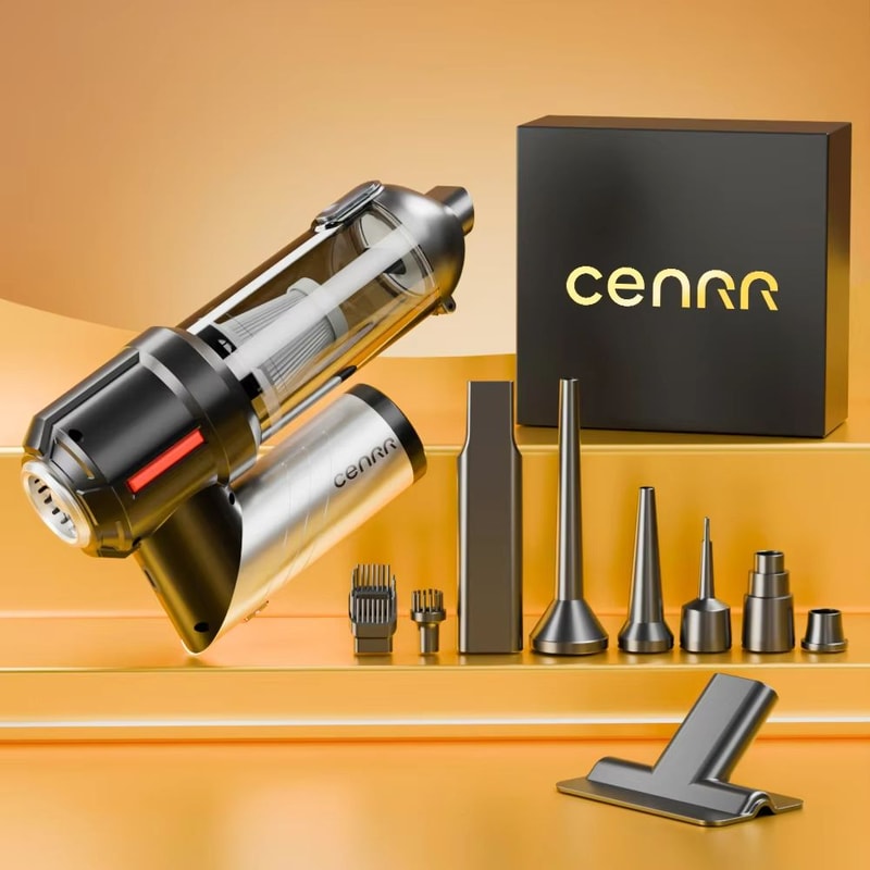 CENRR Cordless Car Vacuum Cleaner Powerful 998000PA Handheld Mini Vacuum For Car And Home 6