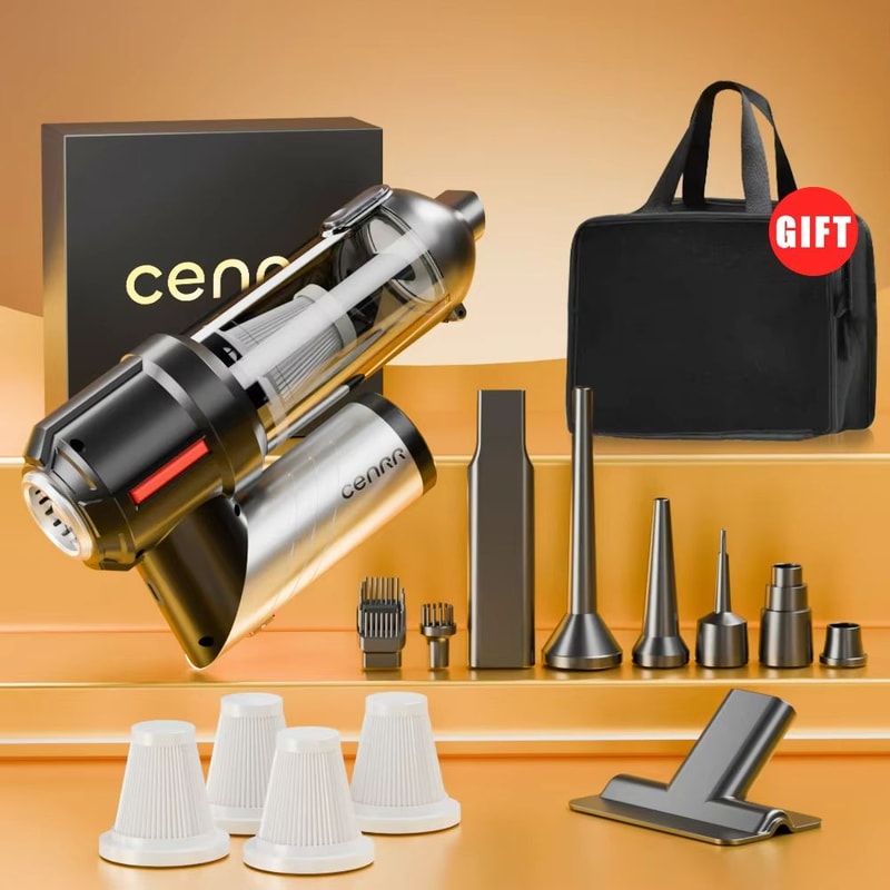 CENRR Cordless Car Vacuum Cleaner Powerful 998000PA Handheld Mini Vacuum For Car And Home 8