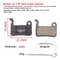 25Pair Universal Bicycle Disc Brake Pads  Resin Metal  Ceramic Options For MTB Road  Hydraulic Brak 2