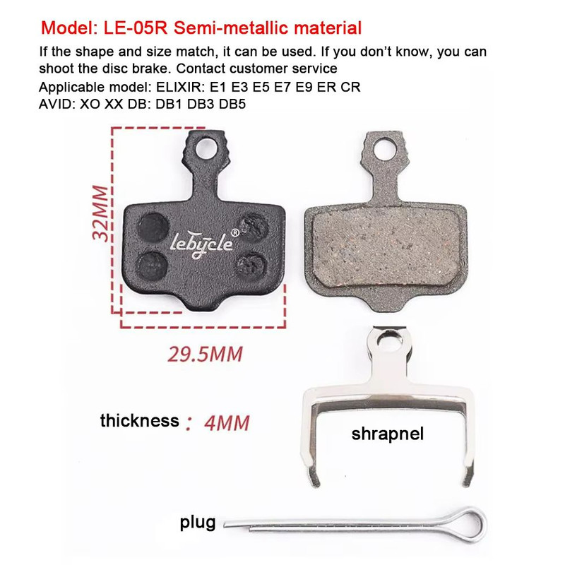 25Pair Universal Bicycle Disc Brake Pads  Resin Metal  Ceramic Options For MTB Road  Hydraulic Brak 4