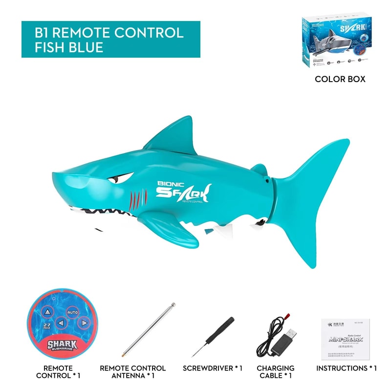 Remote Control Shark Toy With Water Spray Electric Swimming Whale Dolphin Bath And Pool Toy For K 6