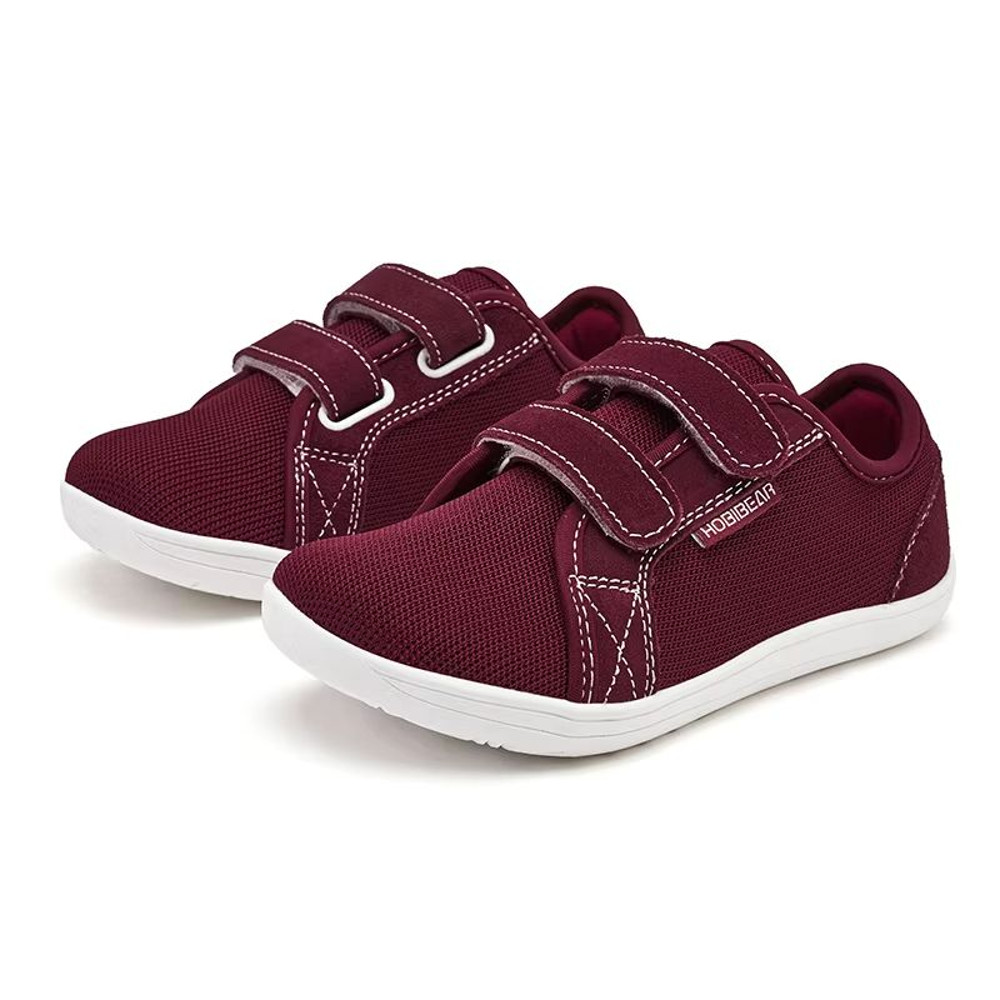 HOBIBEAR Kids Barefoot Shoes Wide Toe Lightweight Mesh Sneakers For Little And Big Kids 8