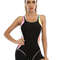 Womens Plus Size Sport One Piece Swimsuit  Patchwork Swimwear For Swimming Surfing  Beachwear 6