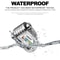 VEISON Motorcycle Alarm Disc Lock Waterproof AntiTheft Brake Rotor Padlock With 130dB Warning Sire 1