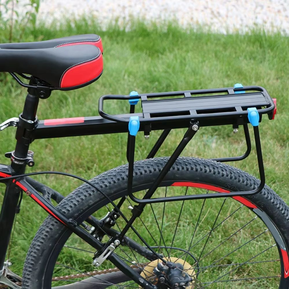 Quick Release Adjustable Bike Cargo Rack With Rear Mudguard  HeavyDuty Bicycle Luggage Carrier For  2
