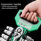 14 Inch Ratchet Socket Wrench Set Compact Mechanic Tool Kit With Quick Release Handle Extension 4