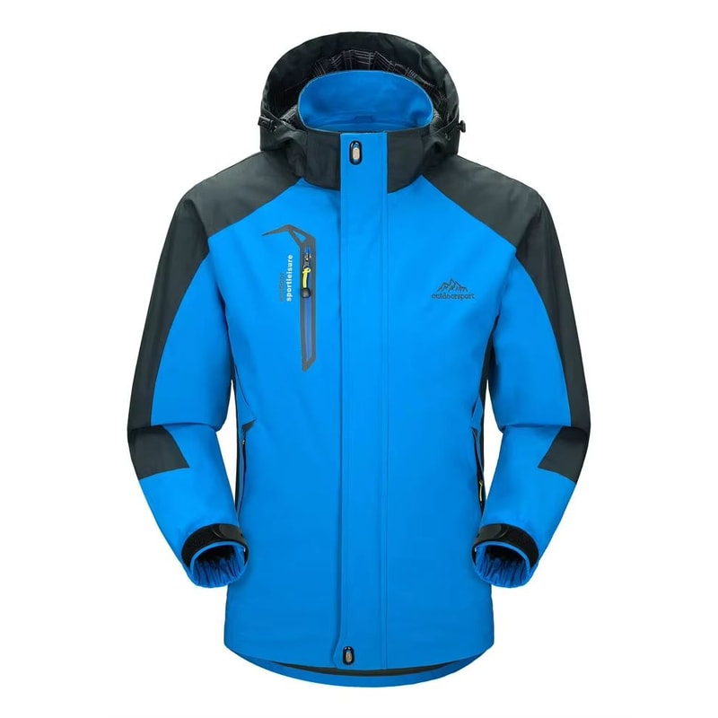 TRVLWEGO Mens Waterproof Hiking Jacket Lightweight Outdoor Windbreaker For Camping Trekking Trave 6