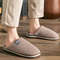 Mens Winter Warm Cotton Slippers  Soft NonSlip Indoor Slides For Comfort  Large Sizes 6