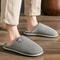 Mens Winter Warm Cotton Slippers Soft NonSlip Indoor Slides For Comfort Large Sizes 8