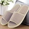Unisex Linen Indoor Slippers Comfortable AntiSlip House Shoes For Men And Women 6