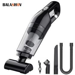rechargeable handheld vacuum cleaner – portable 10000pa wireless dust catcher for home, car & pet hair