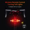 Wireless Bike Turn Signal Tail Light With Remote Control USB Rechargeable LED Safety Lamp 0