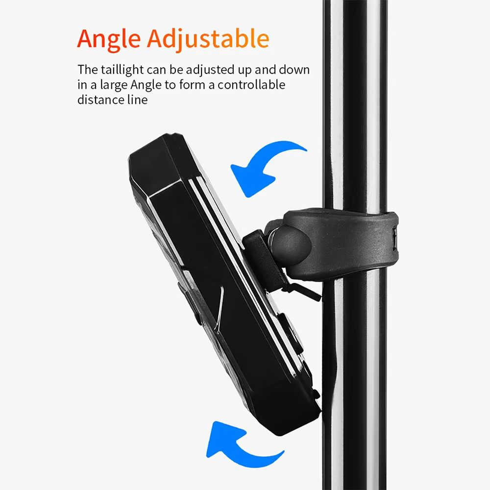 Wireless Bike Turn Signal Tail Light With Remote Control  USB Rechargeable LED Safety Lamp 4
