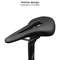 Breathable PU Leather Bike Seat With Hollow Design  Soft Comfortable Bicycle Saddle For Road  Mount 3