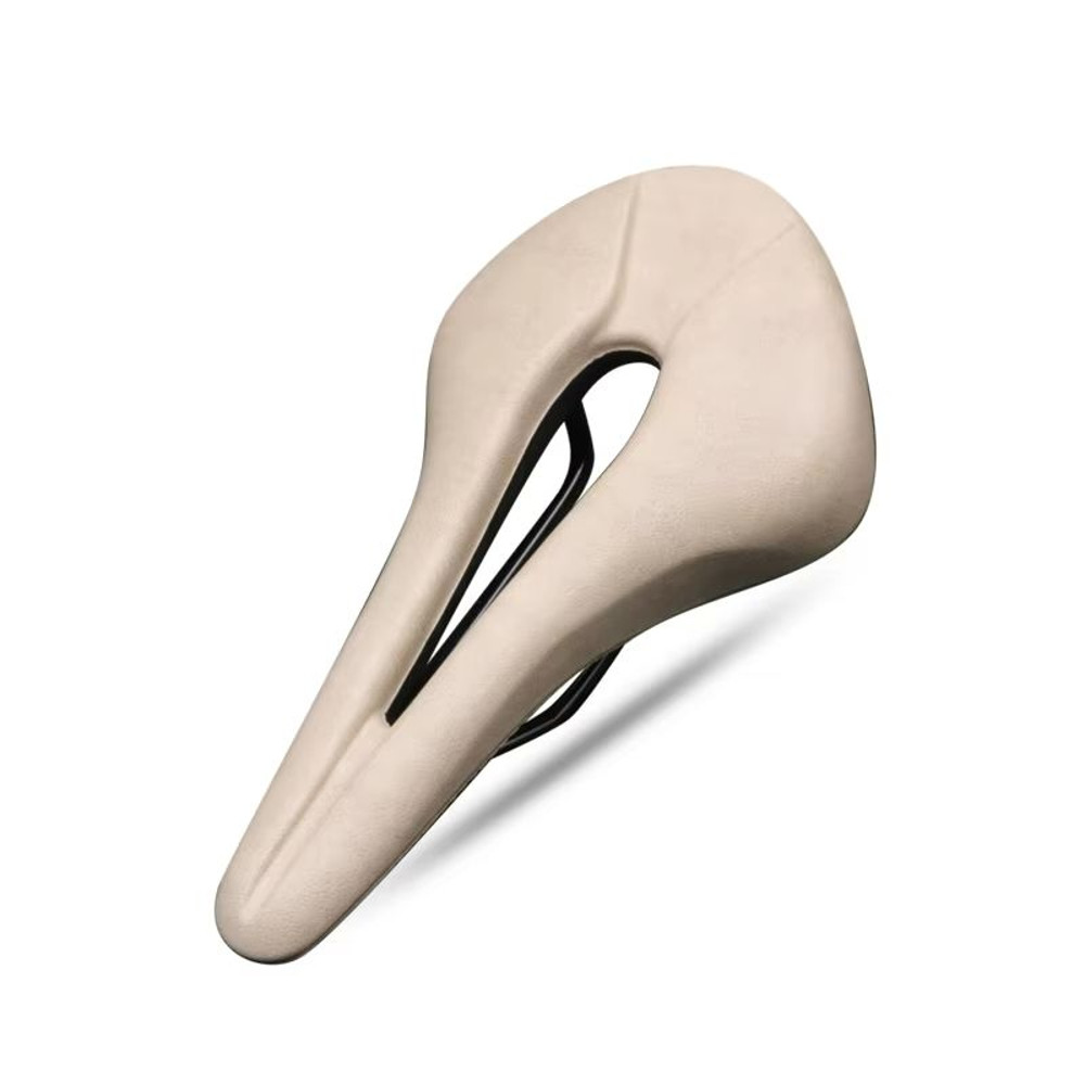 Breathable PU Leather Bike Seat With Hollow Design  Soft Comfortable Bicycle Saddle For Road  Mount 7