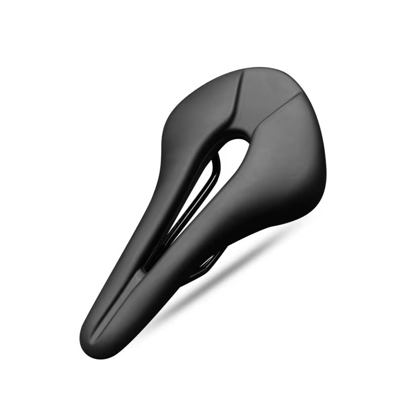 Breathable PU Leather Bike Seat With Hollow Design  Soft Comfortable Bicycle Saddle For Road  Mount 8