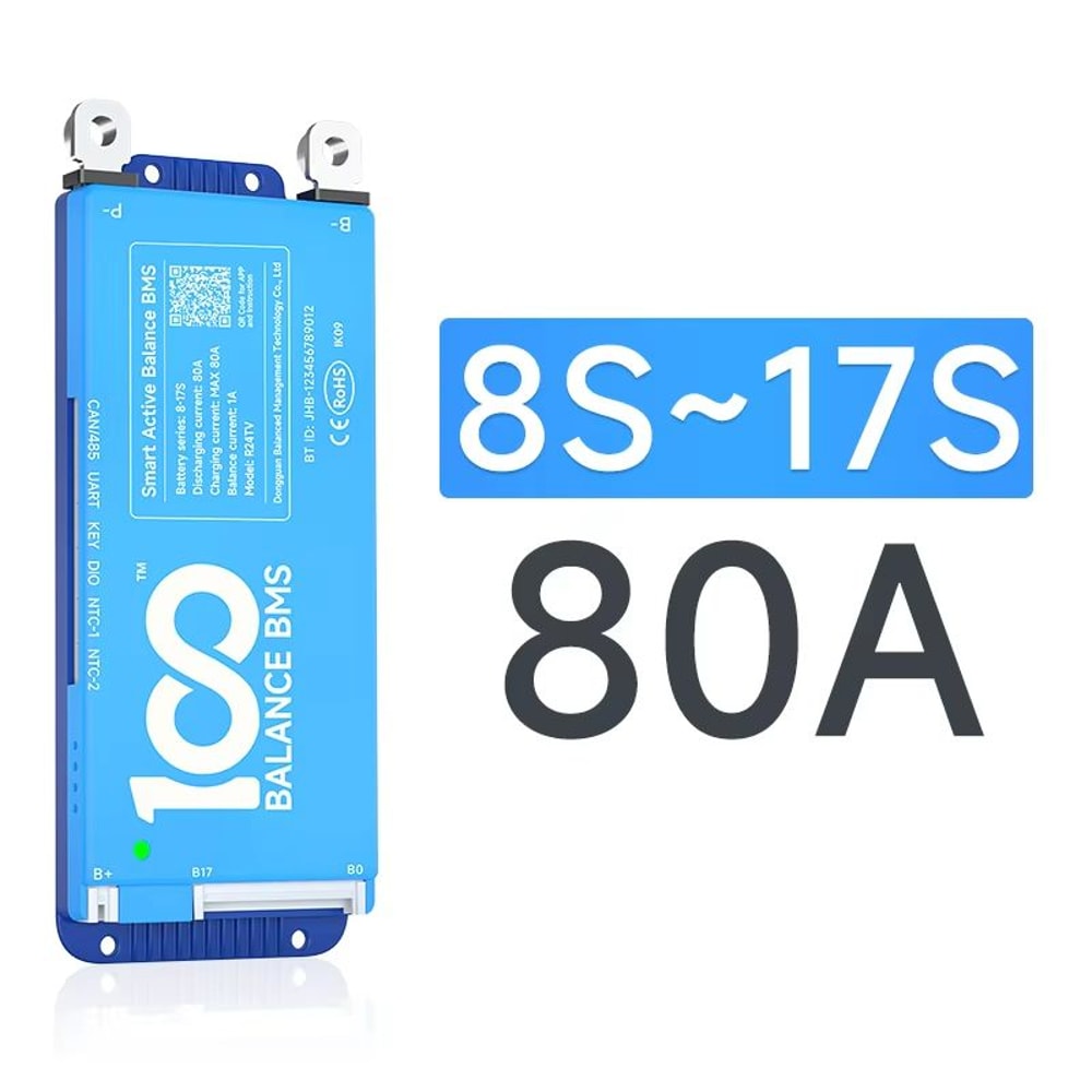 Daly Smart BMS With Bluetooth WiFi Active Balance Battery Management System For 12V48V Packs EV 17