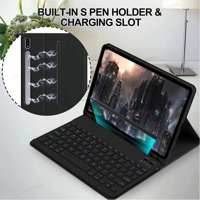 Detachable Keyboard Case For Samsung Galaxy Tab  Slim Protective Cover With Wireless Keyboard For A 2