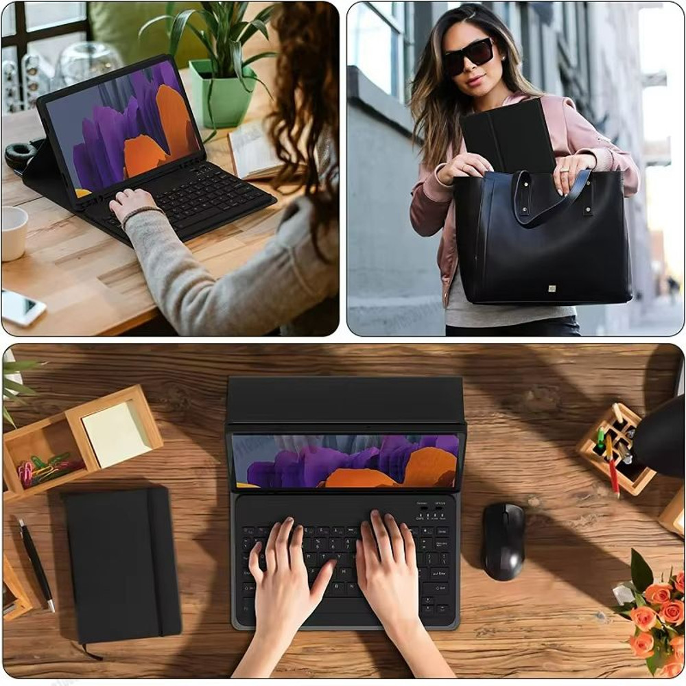 Detachable Keyboard Case For Samsung Galaxy Tab  Slim Protective Cover With Wireless Keyboard For A 5
