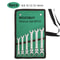 Flexible Head Ratcheting Wrench Set 822mm Metric Combination Spanner Kit With Carry Bag 7