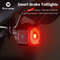 WEST BIKING Smart Bike Tail Light  Brake Sensing Rear Light With Digital Power Display  Auto OnOff 0