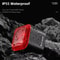 WEST BIKING Smart Bike Tail Light Brake Sensing Rear Light With Digital Power Display Auto OnOff 3