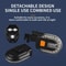 Wireless Bike Turn Signal Tail Light USB Rechargeable LED Rear Light With Remote Control For Safe 1