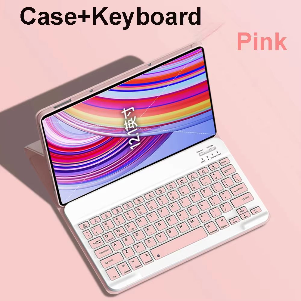 Xiaomi Redmi Pad Pro 121 Inch Case With Keyboard Slim Protective Cover With Detachable Wireless Ke