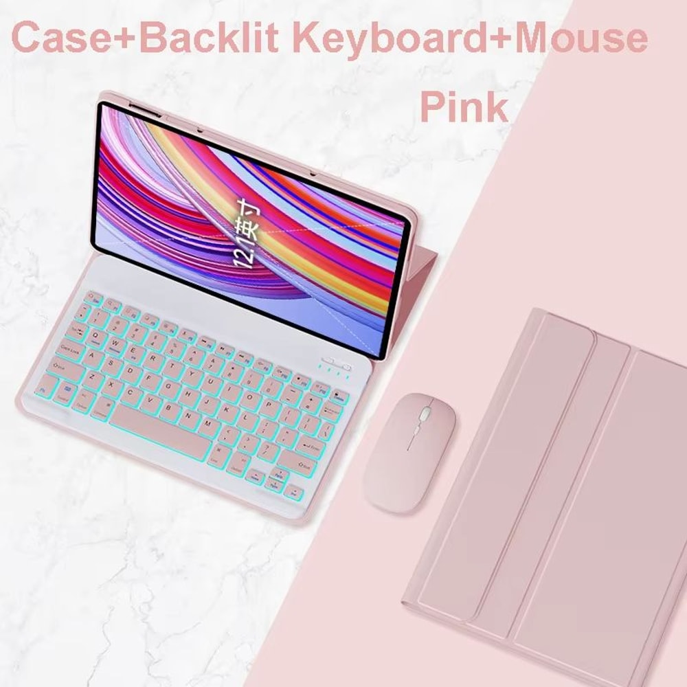 Xiaomi Redmi Pad Pro 121 Inch Case With Keyboard Slim Protective Cover With Detachable Wireless Ke