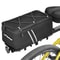 Water Resistant Bike Trunk Bag 7L Bicycle Rear Rack Bag With Waterproof Rain Cover For Cycling Bi 7