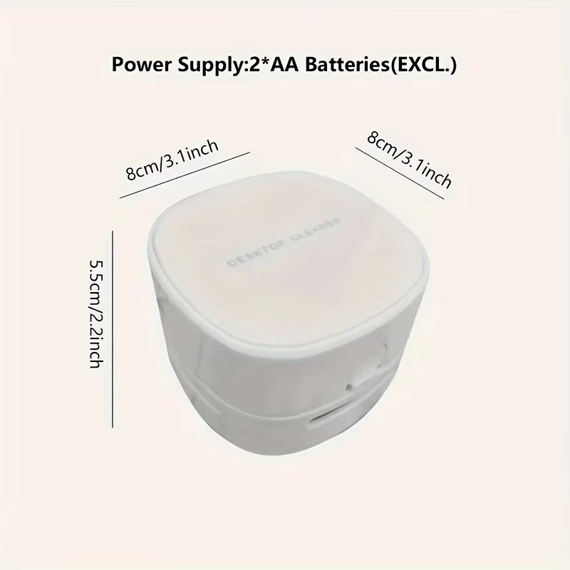 Portable Mini Desk Vacuum Cleaner Compact Desktop Dust Sweeper For Home Office And Car 1