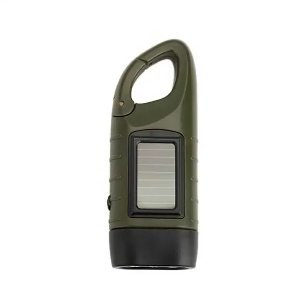 Solar Hand Crank LED Flashlight  Portable Camping Lantern With Dynamo Power And Emergency Torch Lig 4