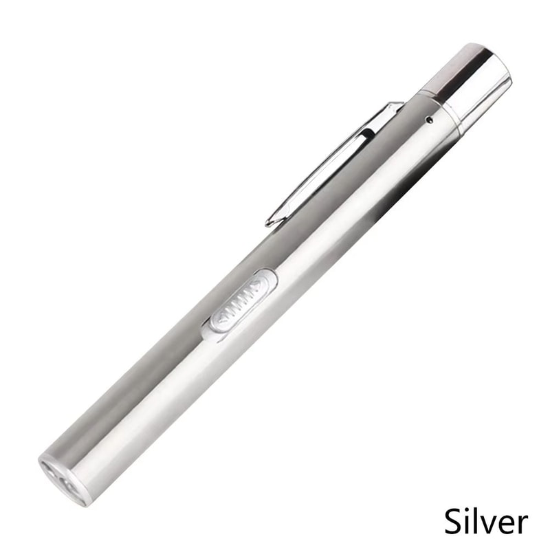 USB Rechargeable Medical Pen Light With Stainless Steel Clip 6