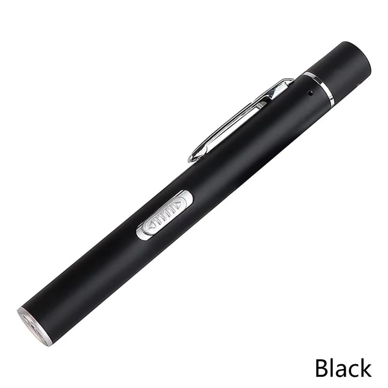 USB Rechargeable Medical Pen Light With Stainless Steel Clip 7