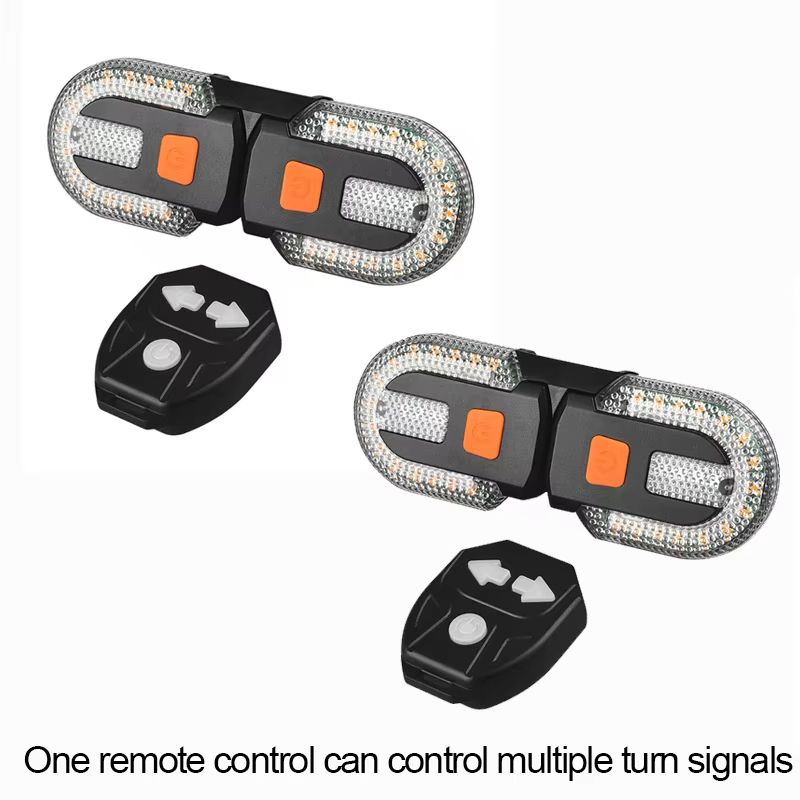 Wireless Bike Turn Signal Rear Light With Remote Control 7