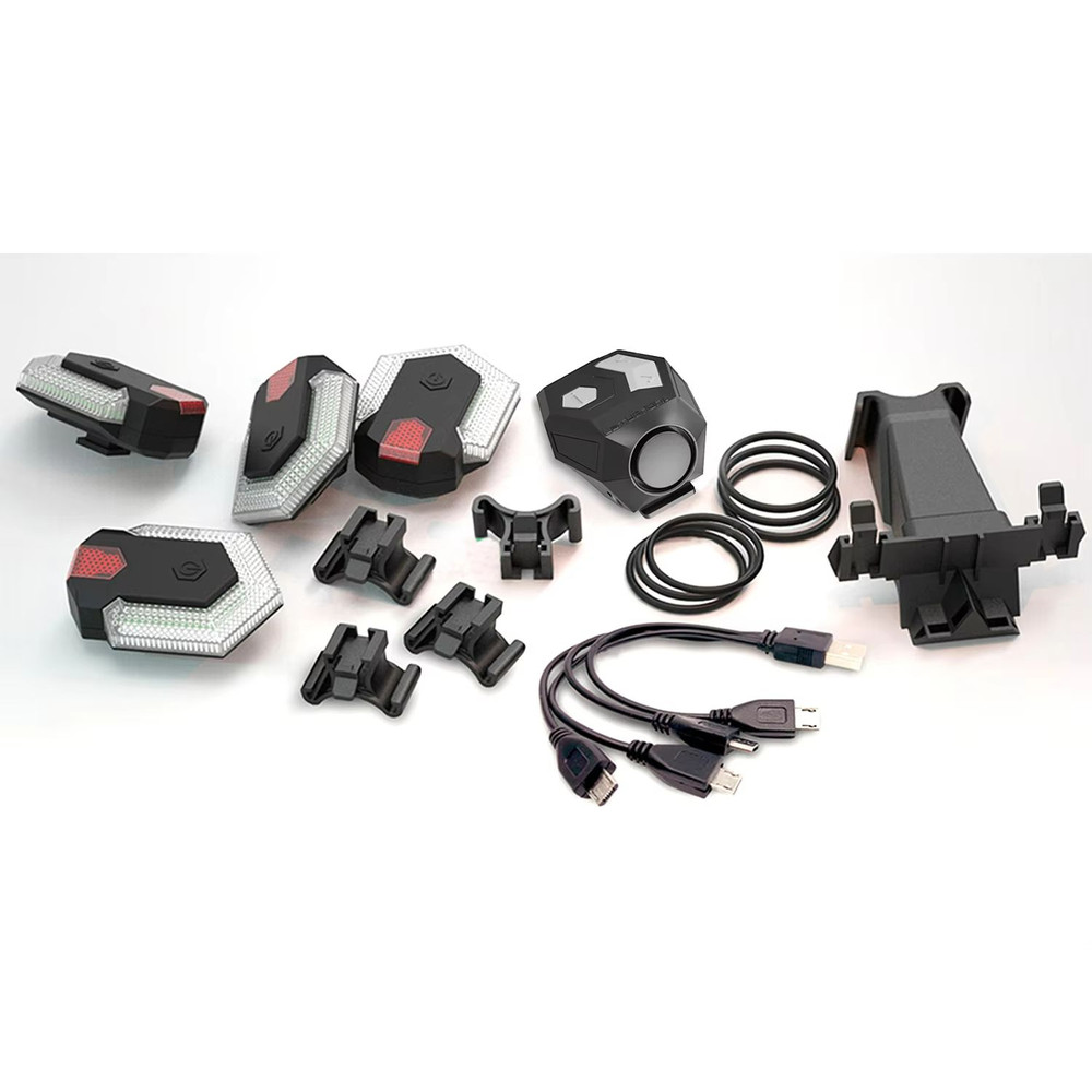 LED Bike Tail Light With Wireless Remote  Waterproof Turn Signal Horn  Warning Lamp For Safer Cycli 6