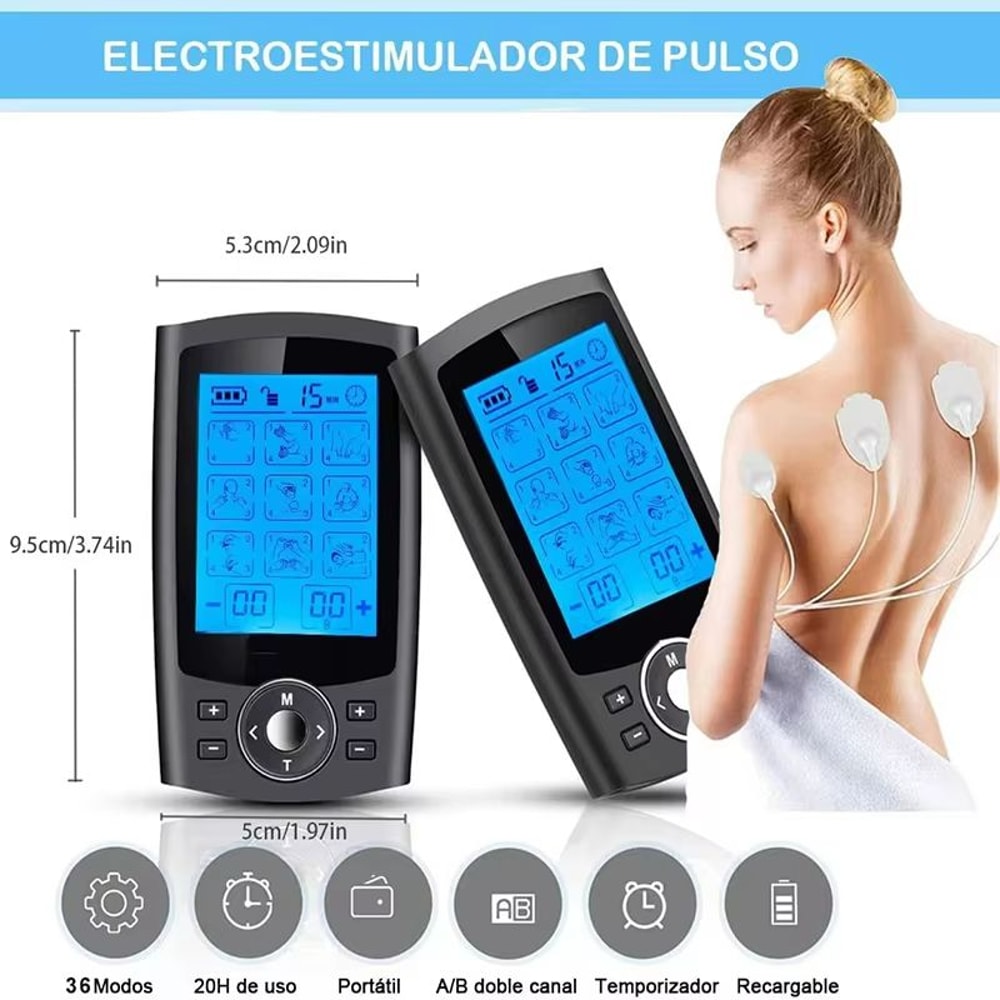 EMS TENS Muscle Stimulator 36Mode Electric Body Massager For Pain Relief Slimming Therapy 1