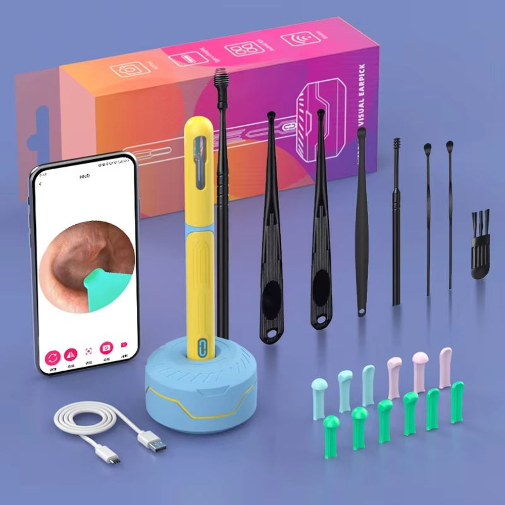 HD Ear Cleaner With Camera  USBC Rechargeable Otoscope Wax Removal Tool  Ear Cleaning Set NK3 Pro 11