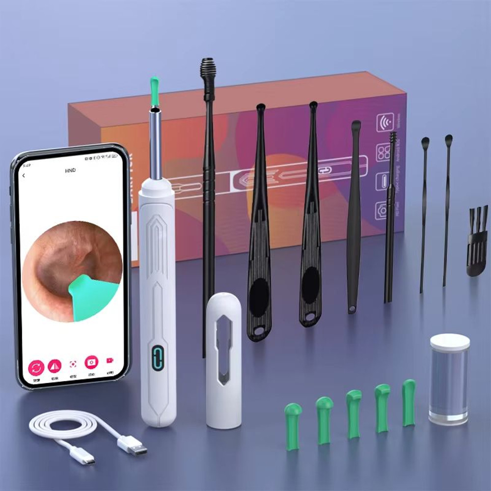 HD Ear Cleaner With Camera  USBC Rechargeable Otoscope Wax Removal Tool  Ear Cleaning Set NK3 Pro 13