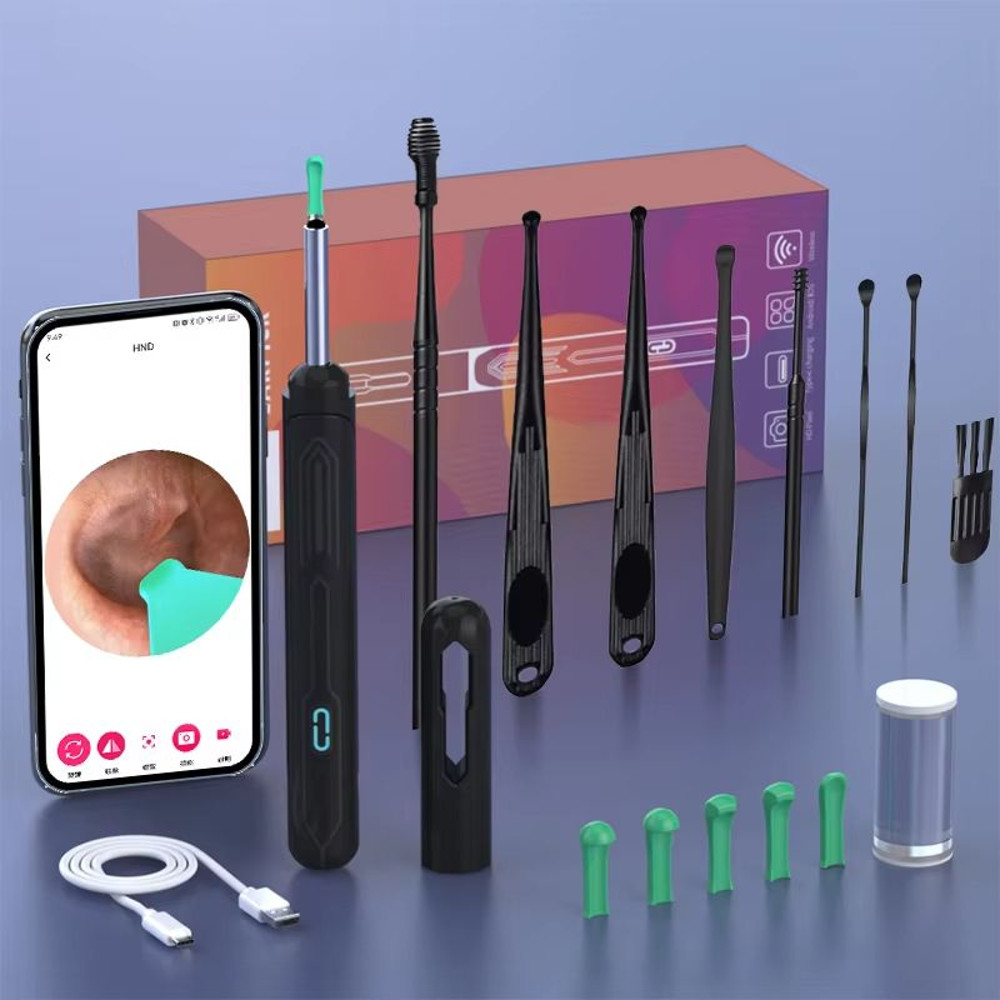 HD Ear Cleaner With Camera  USBC Rechargeable Otoscope Wax Removal Tool  Ear Cleaning Set NK3 Pro 6