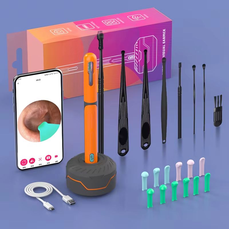 HD Ear Cleaner With Camera  USBC Rechargeable Otoscope Wax Removal Tool  Ear Cleaning Set NK3 Pro 7