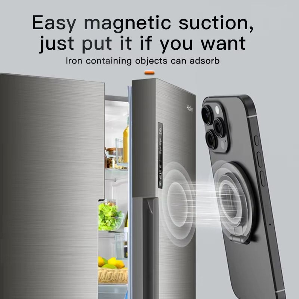 Foldable 360 MagSafe Phone Holder With Strong Magnet  Finger Grip For IPhone 141516 3