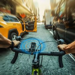 high-power 1000 lumen bike headlight with 4000mah usb charging power bank
