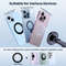 TOPK Magnetic Car Phone Holder For MagSafe IPhone 15 Pro Max  SingleHand Metal Hook 3
