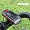 Solar Rechargeable Bicycle Light With 120dB Horn TYPEC Charging 0
