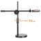 Overhead Tripod With Ring Light Tabletop Shooting Stand With Phone Holder Boom Arm For Photograph 4