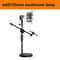 Overhead Tripod With Ring Light Tabletop Shooting Stand With Phone Holder Boom Arm For Photograph 11