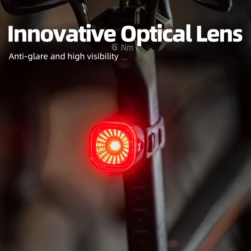 XOSS XR01 Smart Tail Light Auto Brake Sensing Waterproof USB Rechargeable Bicycle Rear Light 4